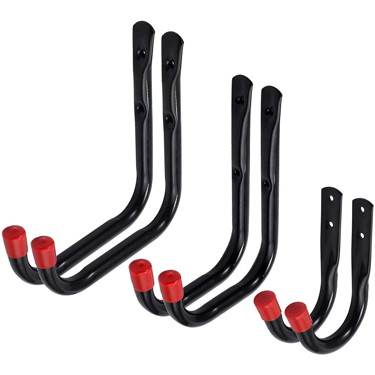 VinTeam 6pcs Garage Hook Heavy Duty Storage Hooks Wall Mounted Garage Storage Utility Hooks and Hangers for Bikes Ladder Chairs