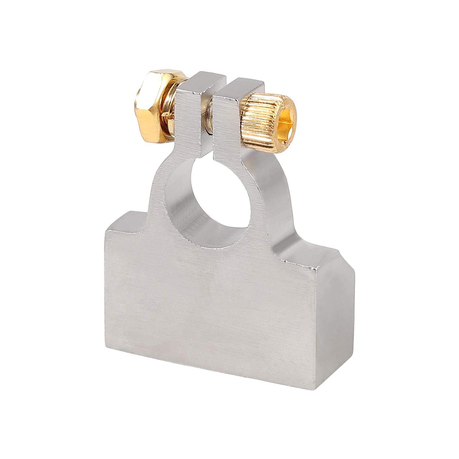 VinTeam Car Battery Terminal Connectors Kit 0/4/8 Or 10 Gauge AWG Positive & Negative Battery Terminal Clamp and Shims (Pair)+/- Battery Terminals for Car Auto Caravan Marine Boat Motorhome