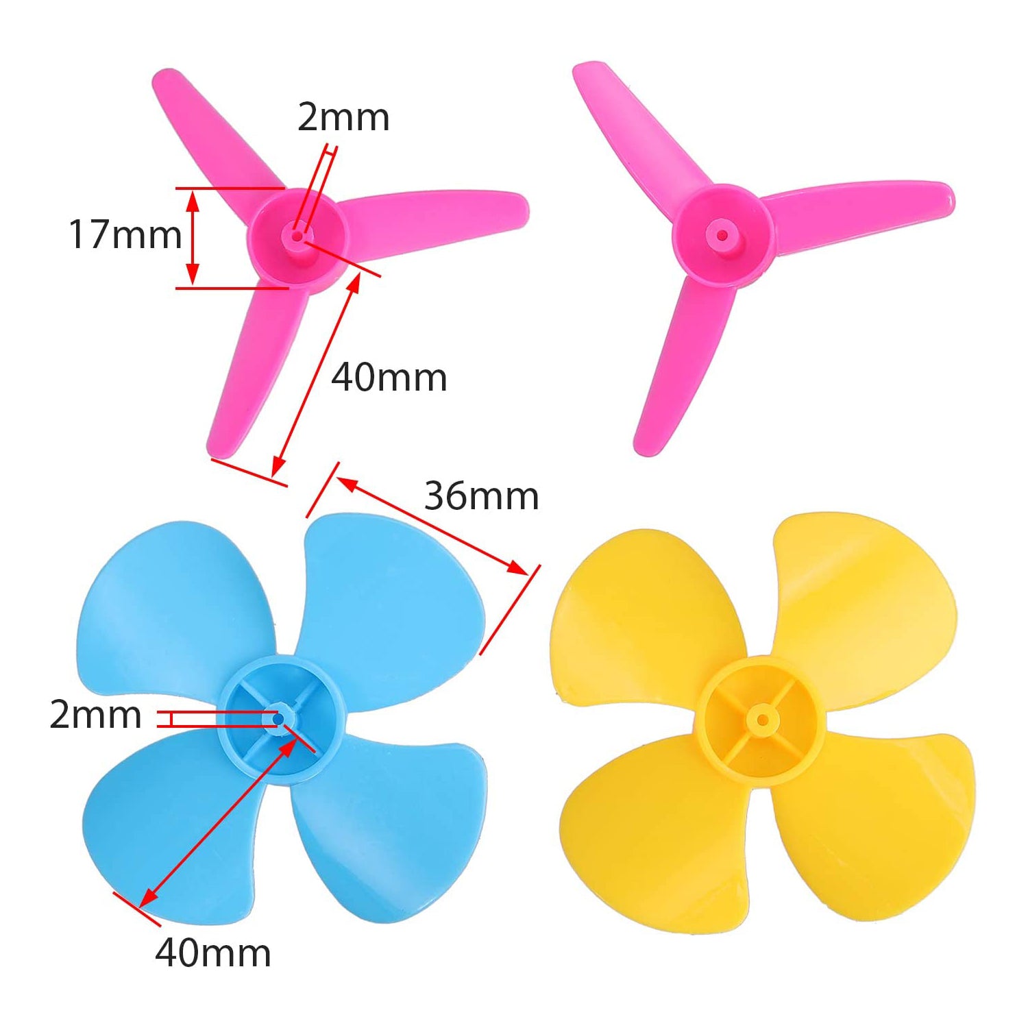 VinTeam 6 Set DC Motor Kit, Rectangular Electric 1.5-3V 24000RPM Mini Motor with 86 Pcs Plastic Gears, Motor Mounting Bracket,Boat Rocker Switch, Shaft Propeller for DIY Science Projects