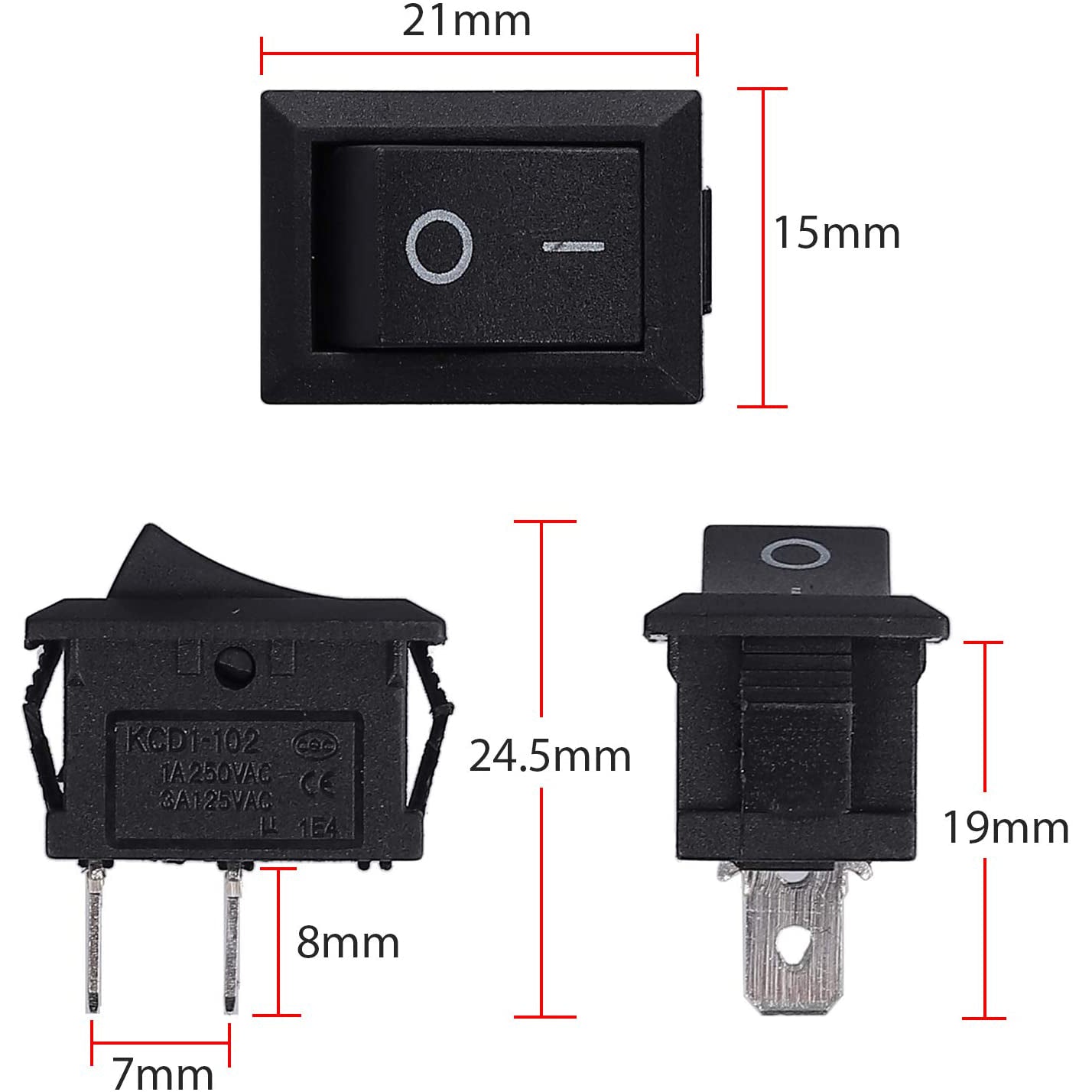 VinTeam 6 Set DC Motor Kit, Rectangular Electric 1.5-3V 24000RPM Mini Motor with 86 Pcs Plastic Gears, Motor Mounting Bracket,Boat Rocker Switch, Shaft Propeller for DIY Science Projects