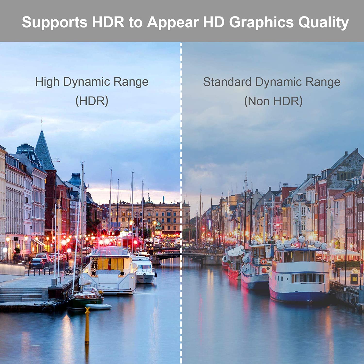 VinTeam HDMI Switch 3 Ports HDMI 2.0 Switcher Support 4K@60Hz YUV 4:4:4 and HDR HDMI Hub with IR Remote for Blu-ray One X PS4 Pro TV Box Laptop Projector HDTV