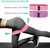 VINTEAM Barbell Pad Set for Squats Hip Thrusts Upgraded Bar Neck Pads Workout Foam Weightlifting Cushion with 2 Gym Ankle Straps 2 Hip Resistance Bands Fits Standard Olympic Bars with a Carry Bag