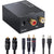 VinTeam DAC Converter Digital to Analog Audio Converter Digital SPDIF Toslink to Analog Stereo Audio RCA R/L for PS3 HD DVD Amps