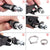 VinTeam 130Pcs Stepless Single Ear 6-21mm 304 Stainless Steel Hose Clamps with Pincers Crimper Tool Kit Cinch Clamp Rings & PEX Cinch Clamp Ear Hose Clamps Crimping Tool Kit Crimp Clamp Assortment